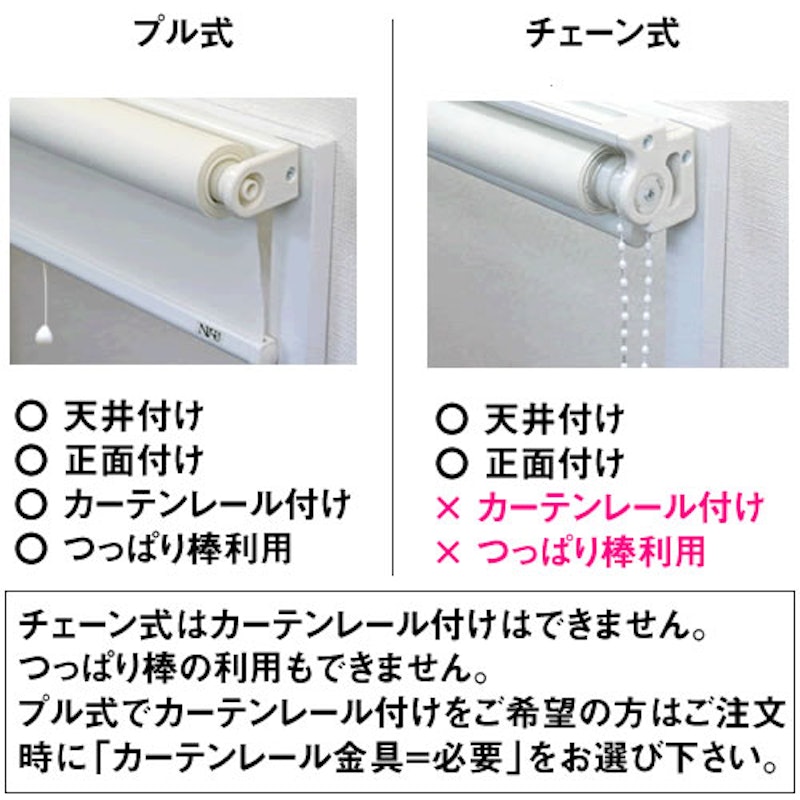 超薄型スリムロールスクリーン チェーン式 3