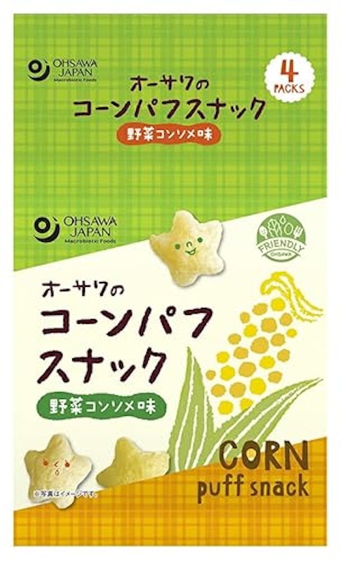 コーンパフスナック 野菜コンソメ味 1