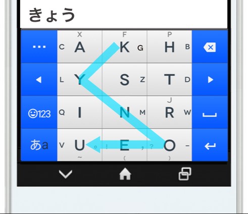 アルテ日本語入力キーボード 5