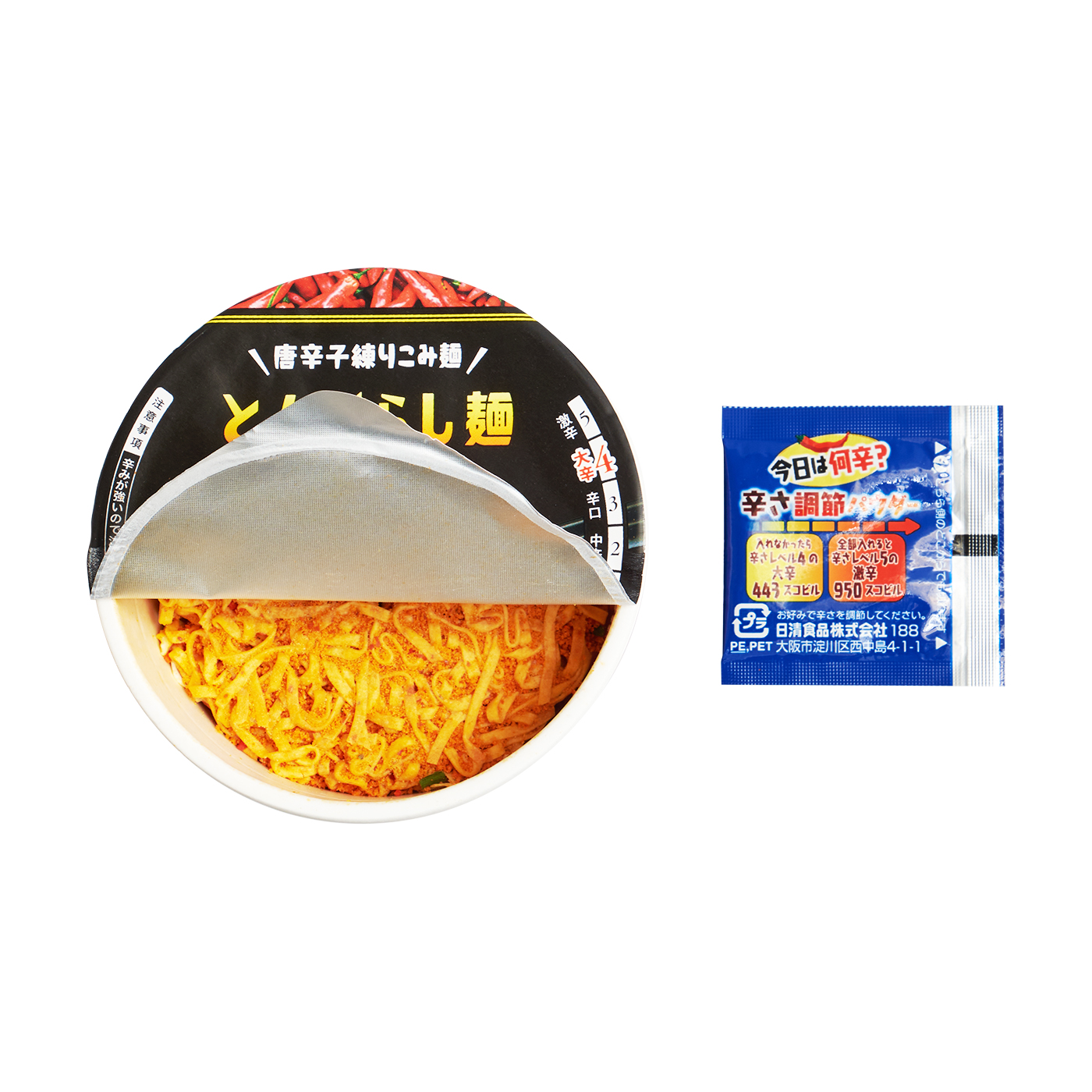 日清のとんがらし麺 うま辛海鮮チゲ 4