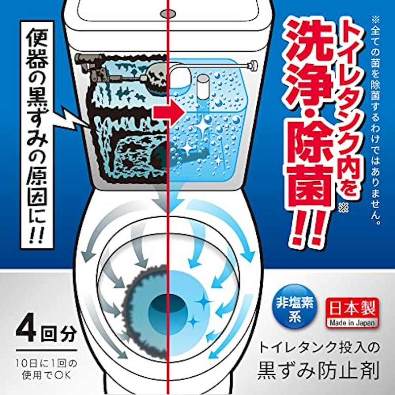 トイレタンク投入の黒ずみ防止剤 2