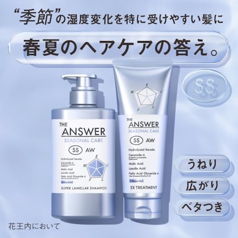 シーズナルケア SS スーパーラメラシャンプー & EXトリートメント 3