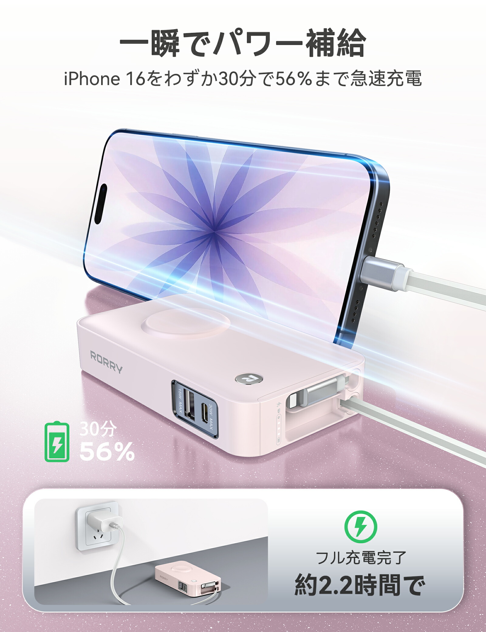 モバイルバッテリー 4
