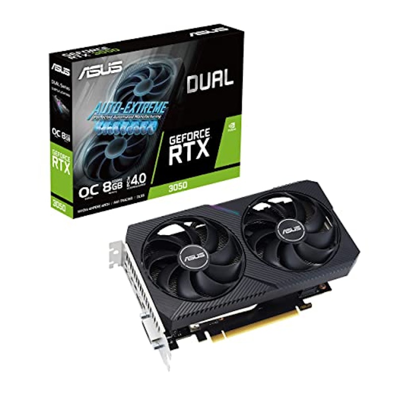 ASUS Dual GeForce RTX? 3050 V2 OC Edition 8GB GDDR6 1