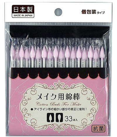 メイク用綿棒33本 2