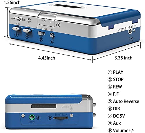 ポータブルBluetoothカセットプレーヤー 7