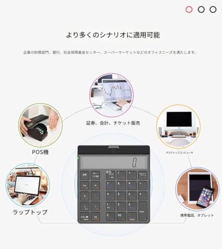 Bluetooth ワイヤレステンキー 5