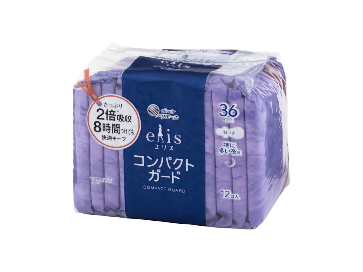大王製紙 エリス コンパクトガード 特に多い夜用を検証レビュー 大王製紙 エリス コンパクトガード 特に多い夜用を検証レビュー