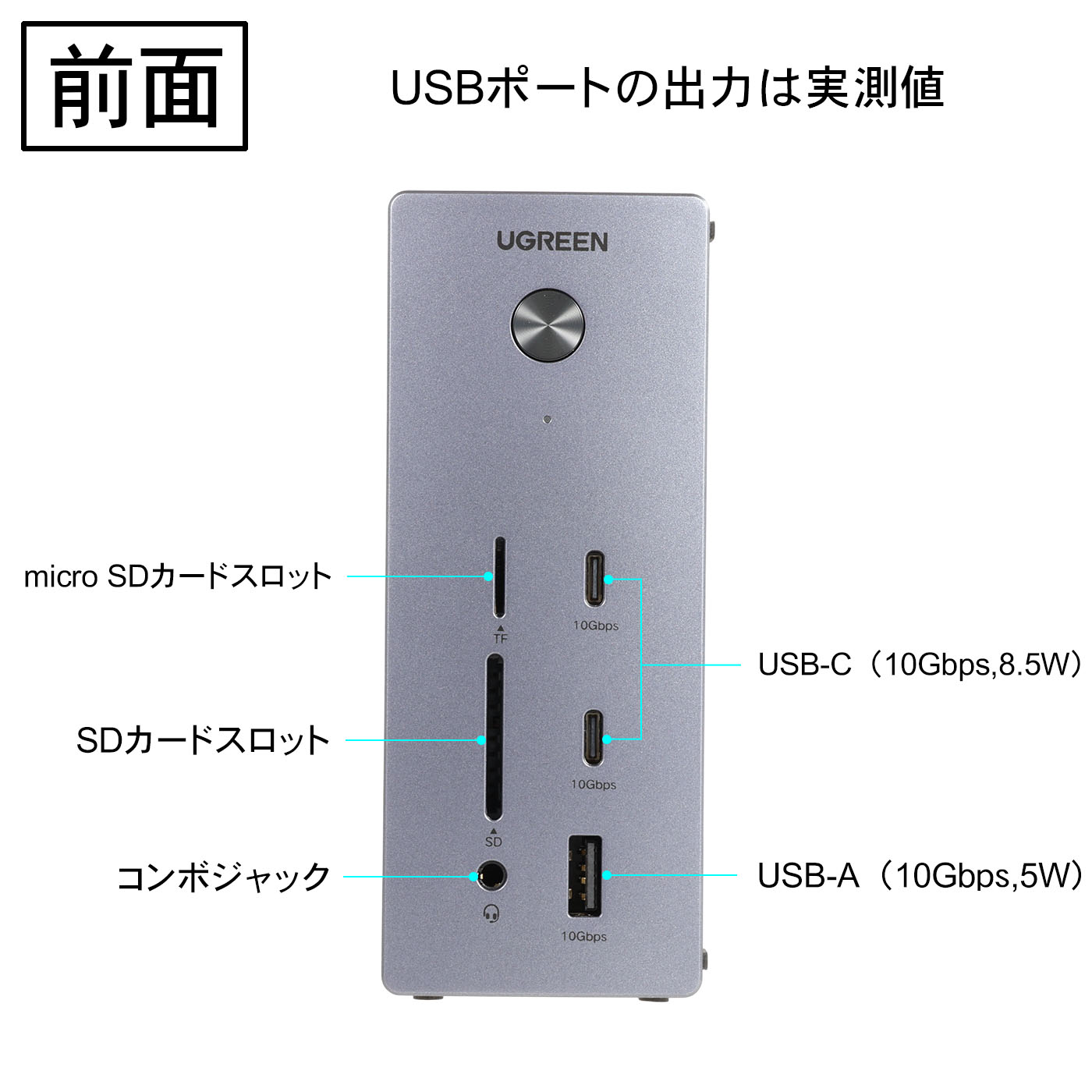 UGREEN Revodok Pro 314 USB-C ドッキングステーションを検証レビュー