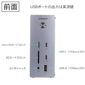 UGREEN Revodok Pro 314 USB-C ドッキングステーションを検証レビュー UGREEN Revodok Pro 314 USB-C ドッキングステーションを検証レビュー