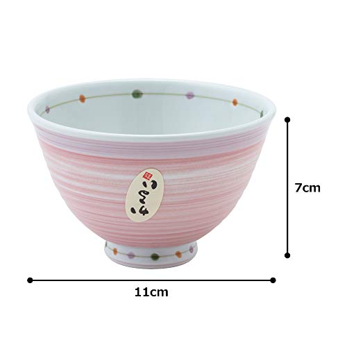 カラードット 軽量飯碗 5