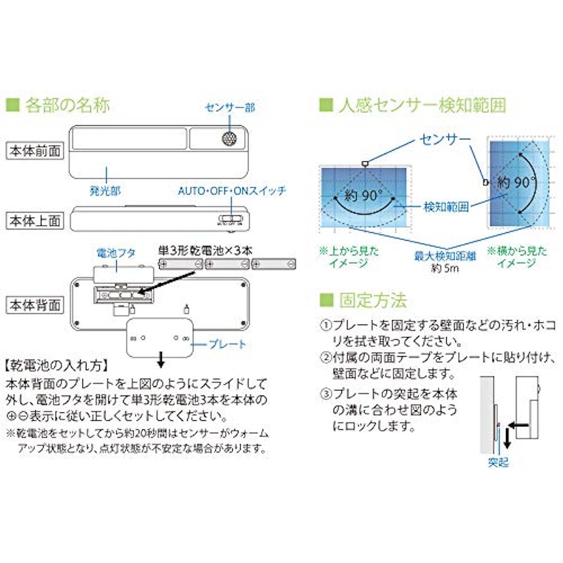 LEDセンサーライト 5