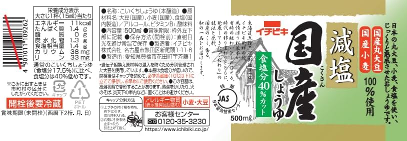 減塩国産しょうゆ 2