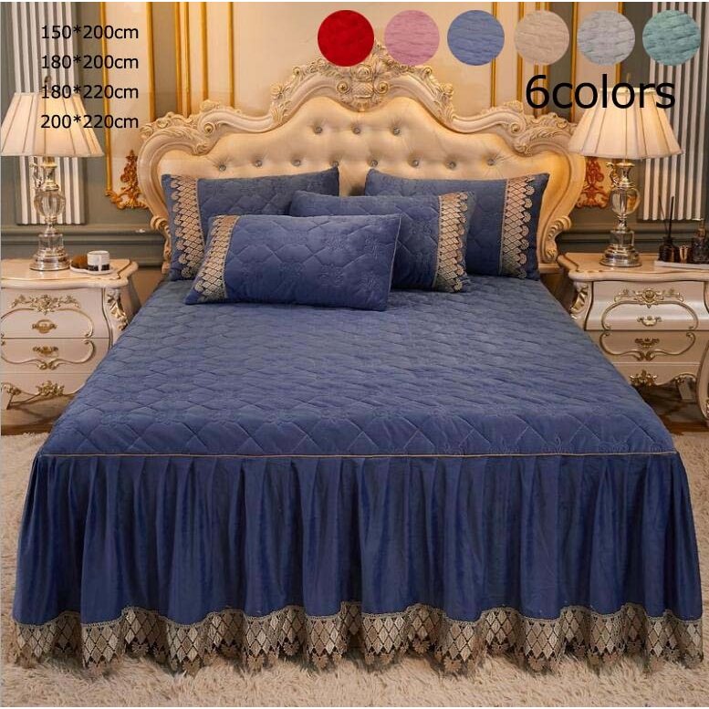 ゴージャスフワフワあったか寝具カバー掛け布団カバーベッドスカート枕