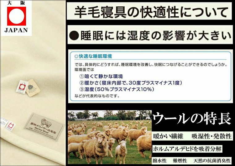 スリープ イン メリノウール毛布 9