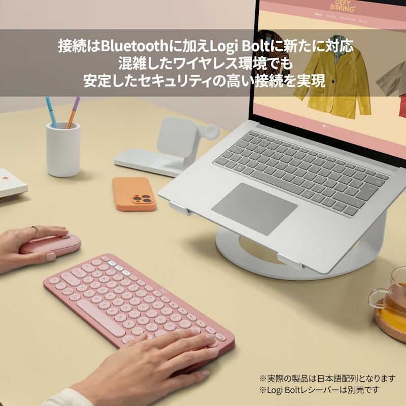 Pebble 2 ワイヤレス マウス&キーボード 4