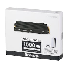 Nextorage NEM-PAB M.2 2280 PCIe 4.0 NVMe SSD + ヒートシンク Nextorage NEM-PAB M.2 2280 PCIe 4.0 NVMe SSD + ヒートシンク