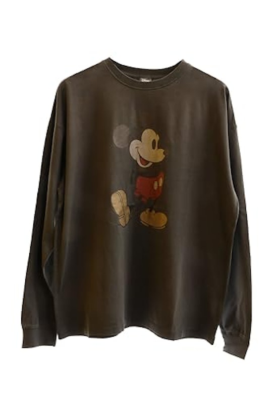 ミッキー ピグメントロングスリーブTシャツ 1