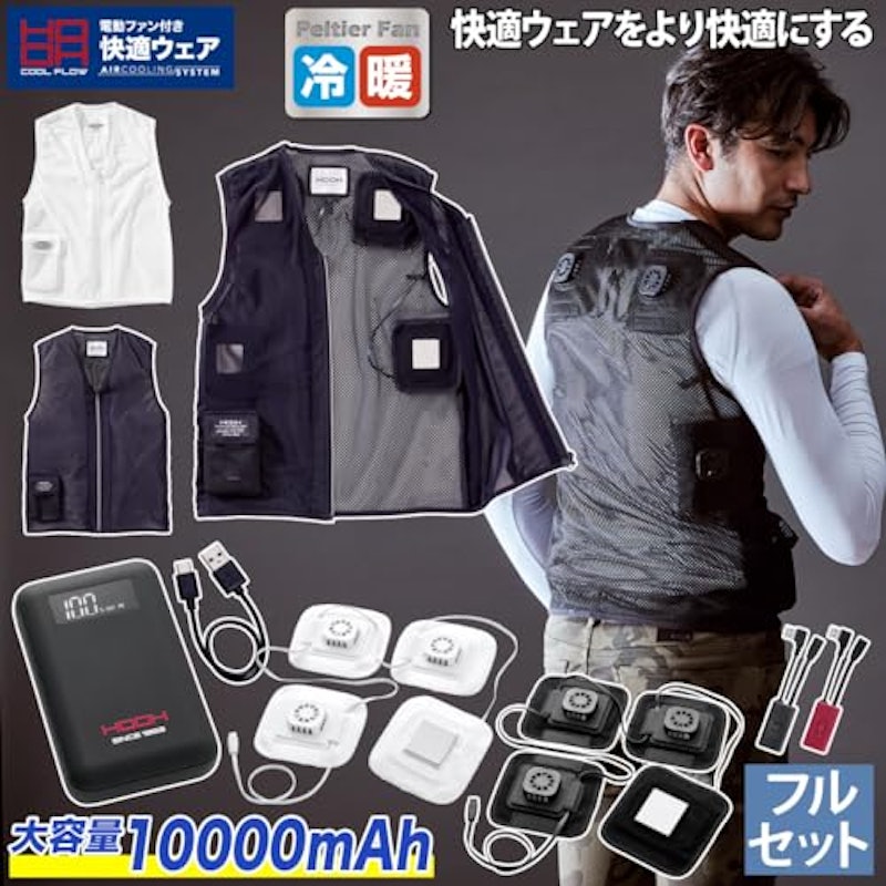 快適ウェア ペルチェベストセット 2