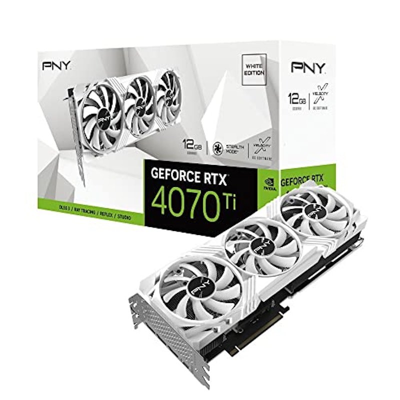 PNY GeForce RTX 4070 Ti 12GB VERTO LED トリプルファン 1