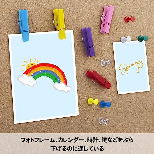 カラフルな画鋲 5種類入り 4