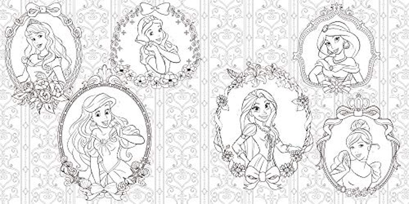 大人ディズニー キラキラ塗り絵レッスンブック 2