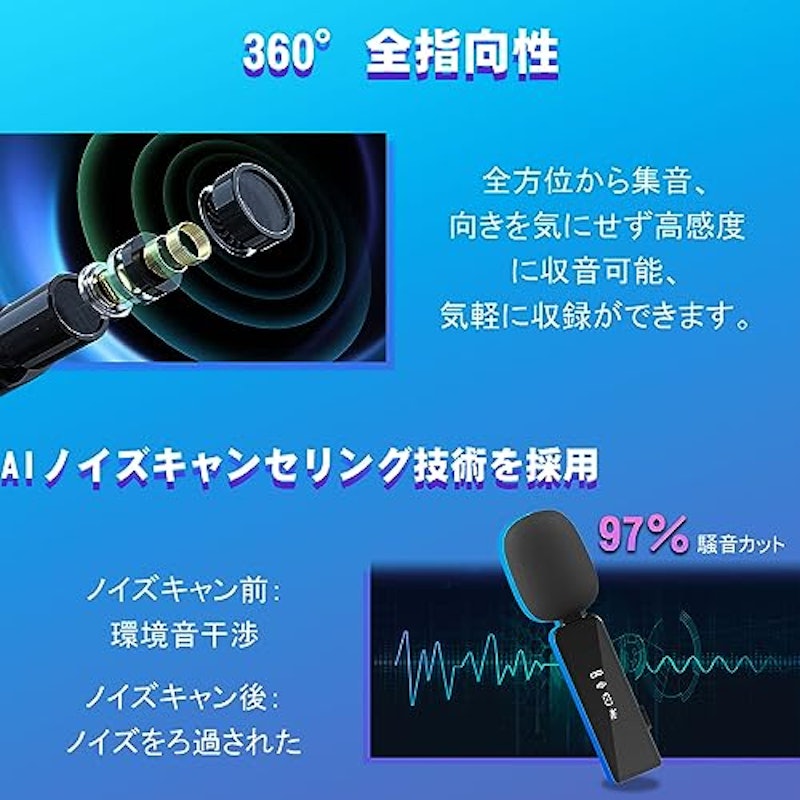 ワイヤレスピンマイク 4