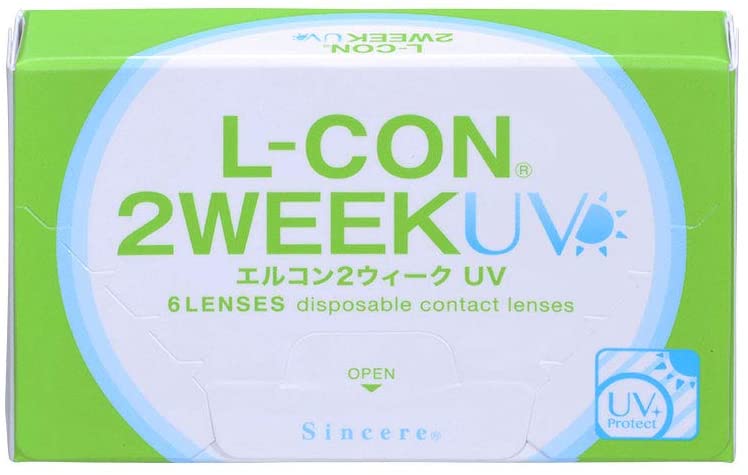 クリアコンタクトレンズ エルコン2Week UV 1