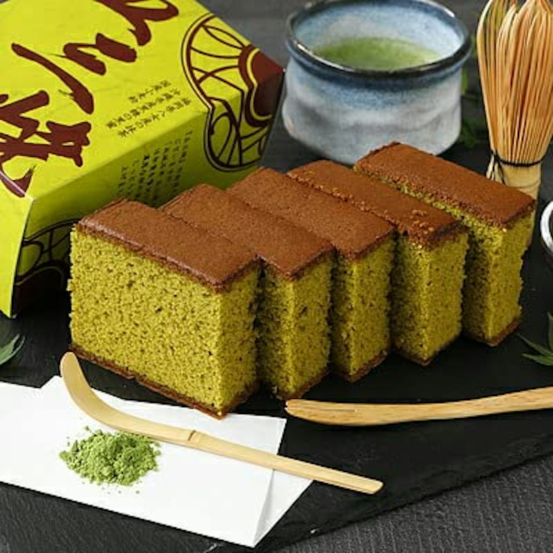 抹茶黒蜜五三焼カステラ 1