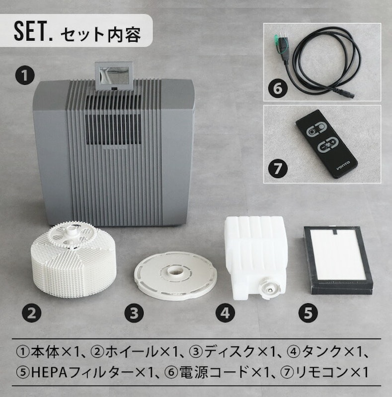 加湿空気清浄機器 プロフェッショナル 3
