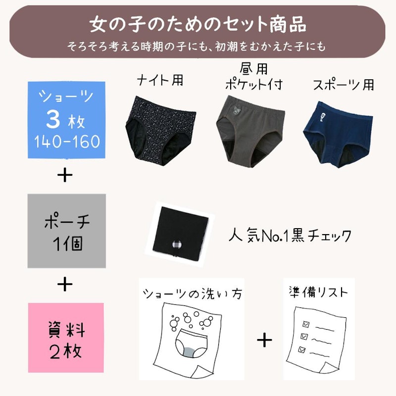 初潮セット 2