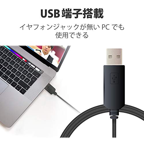 USBヘッドセット 片耳小型オーバーヘッドタイプ 4