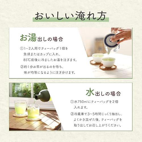 抹茶入り 深蒸し茶 ティーパック 7