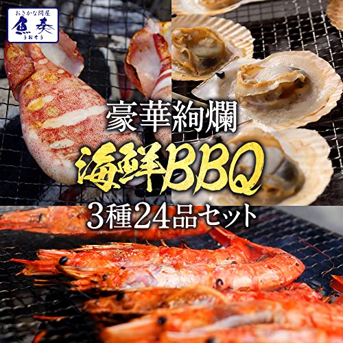 赤エビ イカ一夜干し 殻付き帆立 1