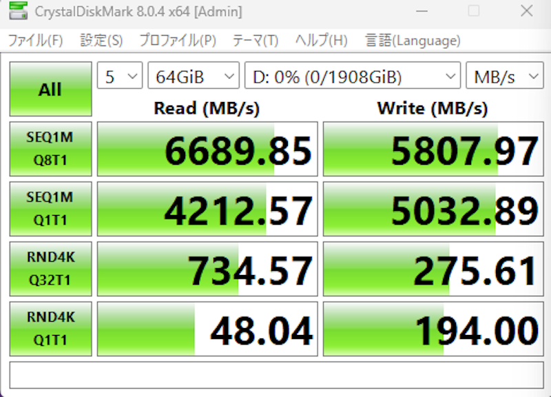 PCIe Gen4x4 M.2 2280 SSD 4