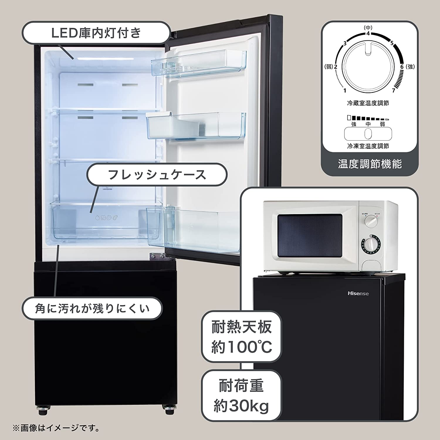 ● 女性オーナー Hisense ハイセンス 冷蔵庫 HR-D15FB 162L HR-D15F/HR-D15FB | ハイセンスジャパン株式会社