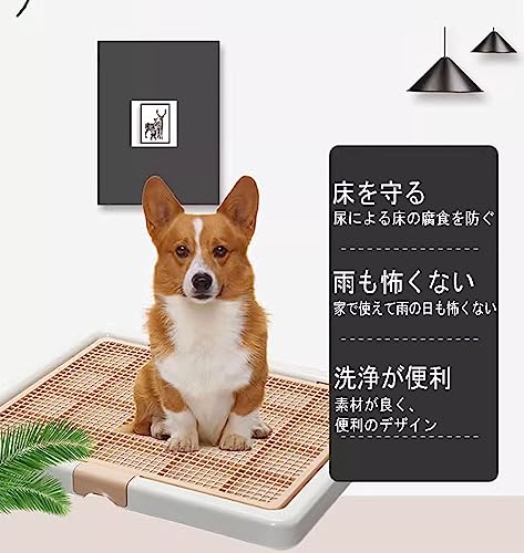 犬トイレトレー 大型犬 1020 x 710 x 50 mm (ブラウン) 大型犬用トイレ