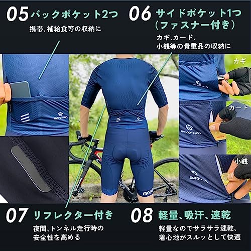 ワンピース式サイクルジャージ 5