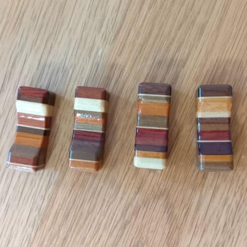 寄木細工 箸置き 3