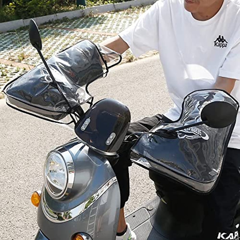 冬用ハンドルカバー 夜間反射テープ付き 4