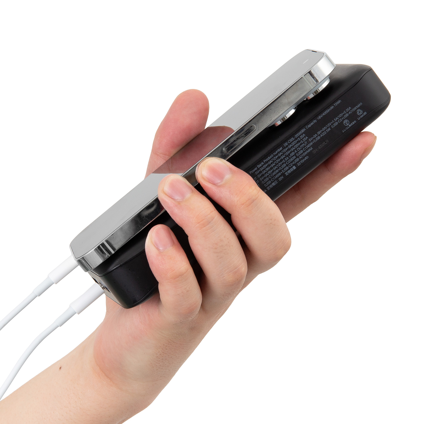 エレコム USB PD モバイルバッテリー(20000mAh/USB Type-C×2＋USB-A