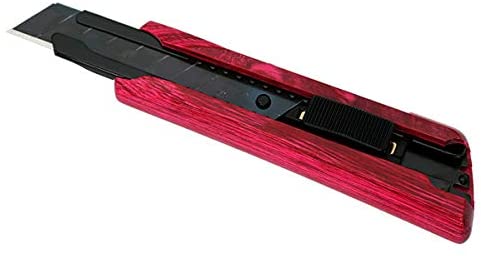 木製グリップ オートロック式カッターナイフ FAL 2