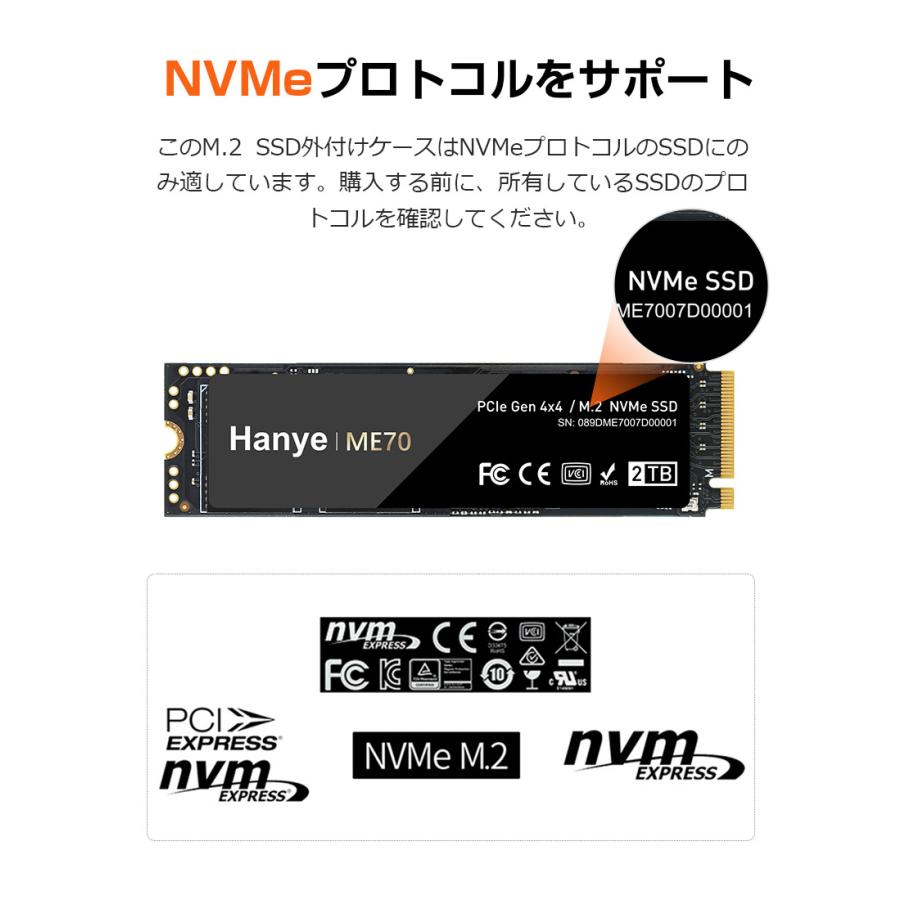 M.2 SSD外付けケース 3