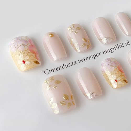 ネイルチップ花の錦 ショート 3