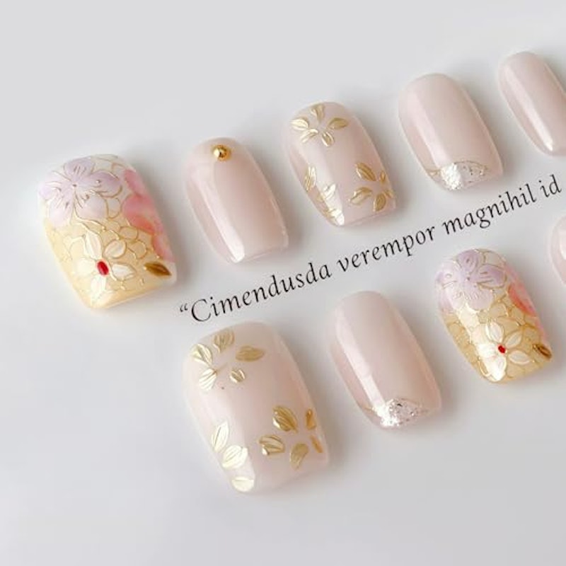 ネイルチップ花の錦 ショート 3