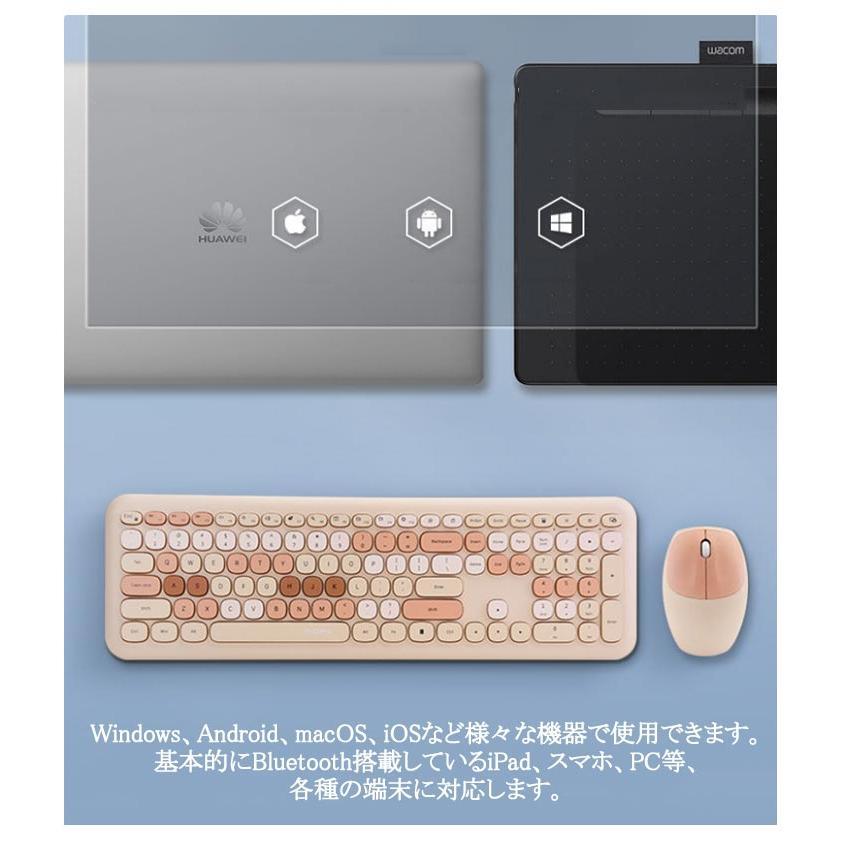 Bluetoothキーボード マウスセット 3