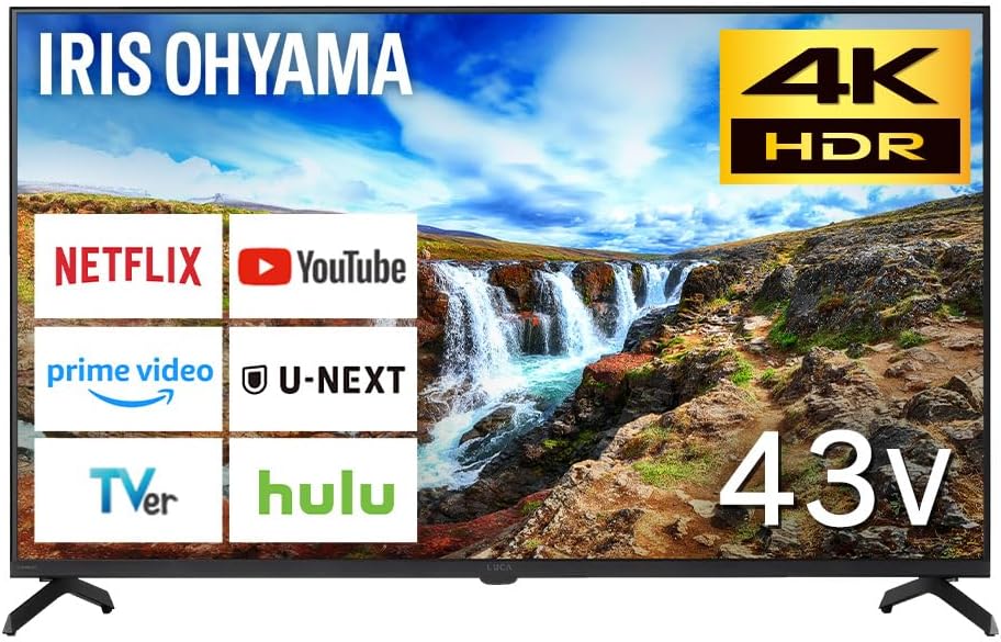 テレビ 43V型 1