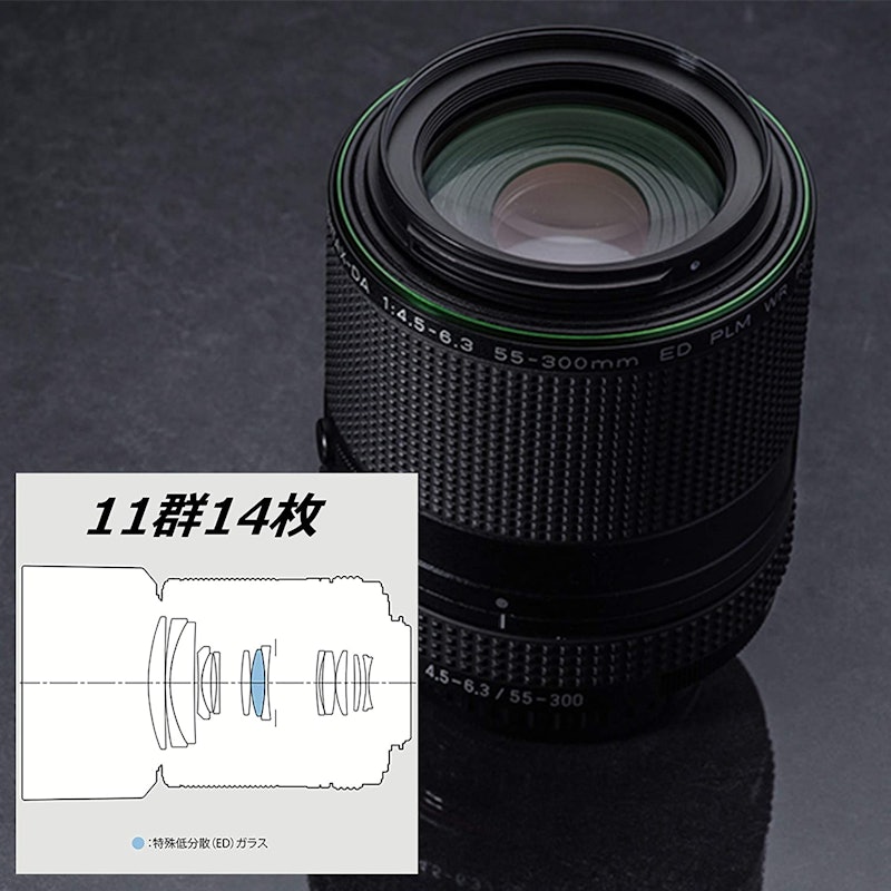 HD PENTAX-DA 55-300mmF4.5-6.3ED PLM WR RE 5