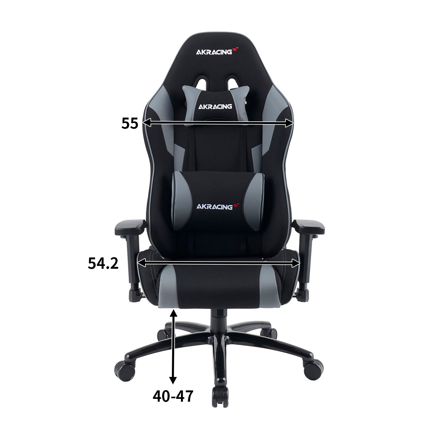 AKRACING ゲーミングチェア WOLF-GREY