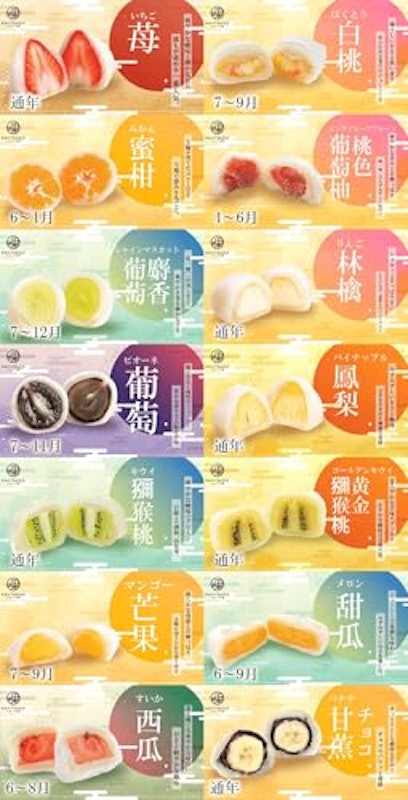 フルーツ大福 6個セット 2